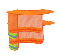 Protezione del collo per caschi - Tessuto di rete riflettente per caschi protettivi | Coperchio di protezione solare con bordo completo, equipaggiamento di sicurezza di protezione UV per i tr