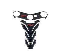 Protezione del cuscinetto del serbatoio Autoadesivo Del Motociclo Della Decalcomania Emblema Rilievo Del Carro Armato Gas Cap Decal Per Yamaha YZFR6 YZF R6 YZF-R6 2006-2016 Adesivi per serbatoio (C