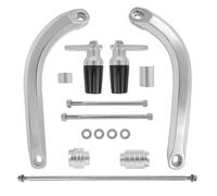 Protezione Del Motore Paratelaio Per Kawasaki Per Z 650 Z650 Per RS Per Z650RS 2022 2023 Paraurti Moto Crash Bar Pad Protezione Paraurti per moto(Argento)