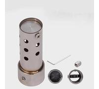 Protezione Del Tubo Di Scarico End DB Killer 20mm 25mm 30mm Per Silenziatore Di Scarico Per Moto Rumore Suono(Silver-30mm)