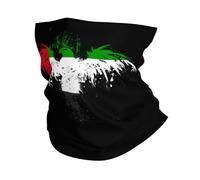 Protezione del Viso Bandiera Dell'Aquila degli Emirati Arabi Uniti Versatili Sciarpa al Collo Elastico Sciarpa A Tubo per Uomo Outdoor Adulto