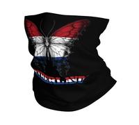 Protezione del Viso Bandiera delle Farfalle Olandesi Elastico Passamontagna Elegante Ghetta da Collo per Yoga Motocicletta Escursionismo