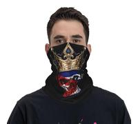 Protezione del Viso Cuba Cubans Flag Crown Skull Ghetta da Collo Antivento Headwrap per Arrampicata, Pesca, Snowboard
