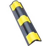 Protezione della Colonna del Garage Protezione Angolare del Bordo della Parete del Garage, Protezione Angolare in Gomma della Striscia Riflettente Gialla per Il Magazzi, Black+Yellow, 8pcs-80cm
