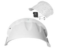 Protezione della telecamera di sicurezza, telecamera di sicurezza Protezione dalla pioggia dal sole - Copertura superiore per fotocamera esterna resistente alle intemperie, tetto protettivo per