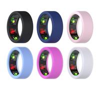 Protezione Dell'Anello per Samsung Galaxy Ring [6 Pack] di MMOBIEL - Copertura Dell'Anello in Silicone per Samsung Galaxy Smart Ring, Oura Ring Gen3 ecc. - Cassa Elastica - Taglia 6/7/8/9/10/11/12/13