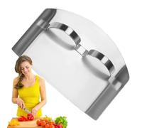 Protezione delle dita per lavori di cucina - Protezione contro i tagli delle dita utensile da taglio pratico e durevole con scanalature e protezione per le dita per tagliare e tagliare con precisione