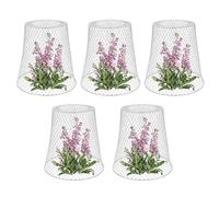 Protezione delle piante - Cappelli per piante da 23 pollici, cesto in filo metallico per proteggere le piant, copertura per piant in metallo da 5 pezzi | Barriera per scoiattoli, gabbie per piaante d