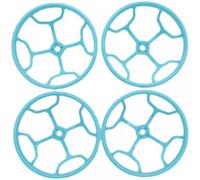 Protezione dell'elica da 4 pollici per PC resistente da 2,5 pollici 69 mm compatibile con Cinelog25 Cinewhoop per eliche 1940 2040 2035(4PCS BLUE)