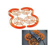 Protezione dell'elica per DJI Avata 2, anello paracolpi protettivo con cravatta, anello paracolpi protettivo, Paraurti per eliche (Arancione)