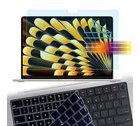 Protezione dello schermo anti luce blu per il 2023 nuovo MacBook Air 15,4 pollici M2 Chip modello A2941, protezione degli occhi antiriflesso per MacBook Air 15,4 pollici con copertura della tastiera Filtro di blocco Protezione dello schermo del computer portatile