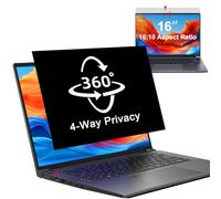Protezione dello schermo della privacy del computer portatile a 360° 16 | Schermo rimovibile per laptop Lenovo HP Dell Acer Asus Thinkpad Envy Xps, antiriflesso protezione filtro luce blu