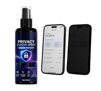Protezione Dello Schermo Liquido Detergente Trasparente Antiriflesso | Spray Privacy Anti-Spy per Schermo Per Interni Ufficio Caffè Lavoro Riunione Studio Donne