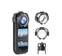 Protezione dell'obiettivo per Insta360 X5 Panoramica Lente di Protezione Telaio Copertura Protettiva Lens Cap Copertura Protettiva per Insta 360 X5 Vetro Specchio Protettivo Accessori