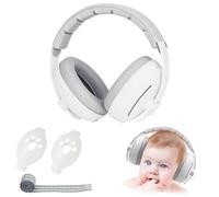 Protezione Dell'udito per Bambini, 2 in 1 per Bambini Cuffie Antirumore Regolabili Cuffie Antirumore per Bambini 0-2 Anni Cuffie Antirumore Ideali per la Vita di Tutti i Giorni