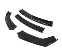 Protezione Diffusore Splitter Per Passat Per B7 Splitter Piastra Protettiva Labbro 2010-2014 Kit Carrozzeria Minigonne Paraurti Anteriore Spoiler(Pure Gloss Black)