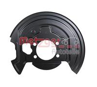 Protezione disco freno Assale anteriore Dx 6115592 METZGER per NISSAN LEAF