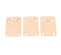 Protezione Distanziale per Collo della Chitarra, Sostituzione Universale per Assorbimento Acustico dello Spessore del Collo della Chitarra per 3 (1pz 1° 1pz 0.5° 1pz 0.25°)