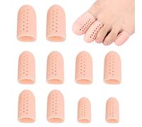 Protezione Dita Piedi, 10 PCS protezione delle dita medie protezione delle dita grandi, salvadita piedi in gel, per Prevenire Vesciche, Mais, Calli. Protezione della punta - unisex