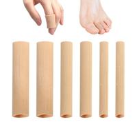 Protezione Dita Piedi in Silicone, 6 Pezzi Protezione Dita Piedi in Silicone Tagliabile, Copri Dita in Gel Tagliabile, Separatori per le Dita, Prevenire Vesciche, Calli e Duroni, S, M, L