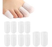 Protezione Dita Piedi Silicone 10pz, Copri Piedi Traspiranti, Protezione Alluce, Copri Piedi Traspiranti Separatore Dita Piede per Sollievo Dal Dolore Attrito Calli Vesciche Unghie Mancanti