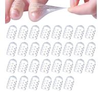 Protezione Dita Piedi Silicone,30 Pezzi Proteggi Dita Piedi Gel,Protezione Mignolo Piede,Copri Piedi Traspiranti,per prevenire vesciche, calli e duroni, ritagliabile per uomo e donna 30 Pezzi