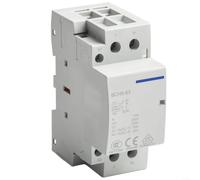Protezione domestica con 230V 2P 63A 1NO1NC, design modulare per binario DIN, silenzioso con indicatore di stato, adatto per illuminazione in hotel e ospedali