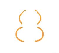 Protezione elica leggera per DJI NEO2 con funzione di sgancio rapido per una protezione efficiente della lama e prevenzione degli urti durante le operazioni di volo (arancione)