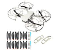 Protezione eliche 360 Mini 2 + 16 eliche a basso rumore e pale a sgancio rapido + 1 paio di supporti per eliche per accessori per droni DJI Mini