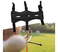 Protezione estesa in pelle per il braccio che si adatta saldamente sopra le maniche standard e funziona con la maggior parte delle opzioni di montaggio