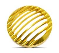 CUSTOM ACCES PROTEZIONE FARO MAX PER HARLEY D. SPORTSTER LOW 05-10 ORO