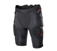 Alpinestars Bionic Pro Pantaloncini Protector, nero-rosso, taglia L