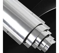 Protezione filo in acciaio inossidabile, 5 pezzi x 1 m/39,37 pollici | Concealer canalina cavi, for computer da ufficio sotto le linee della scrivania(100*30*1.2mm)