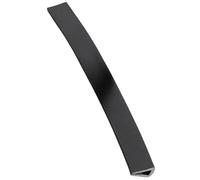 Protezione flessibile for bordi a U, profilo in gomma nera da 1/5 m for pannelli in lamiera e legno, 1 pz.(2X5X10MMX5M)