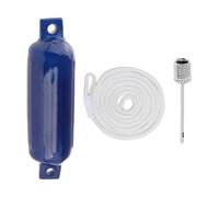 Protezione for banchine Marine con Barche a Remi gonfiabili, paraurti for Barche, Boe di ormeggio, zattera for Nuoto sul Lago, Protezione Protettiva(Blue White Rope)