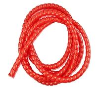 Protezione for cavi, guaina protettiva for tubi a spirale da 2 metri, guaina protettiva for cavi ignifuga da 8 mm, 10 mm, 12 mm, 14 mm e 16 mm(Red,8mm inside diameter)