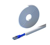 Protezione for cavi spegni-cavo for copertura del cavo da pavimento, prolunga di alimentazione autoadesiva for canalina elettrica gestisci(D30 White 1m)