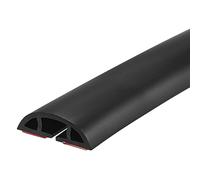 Protezione for cavi spegni-cavo for copertura del cavo da pavimento, prolunga di alimentazione autoadesiva 2 m Gestione degli slot(Black)