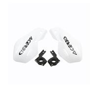 Protezione for le mani for moto, polsini e coprimani compatibili con gli accessori for motocross e cross.(WHITE)
