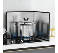 Protezione for Paraschizzi Da Cucina In Acciaio Inossidabile, Pannello Paraspruzzi Pieghevole, Ideale for Proteggere Il Piano Cottura Da Schizzi E Macchie(2F 30x30cm/11.8x11.8in)