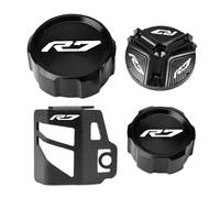 Protezione for serbatoio del liquido freni anteriore e posteriore for moto, tappo di riempimento dell'olio, compatibile con YZFR7, YZF R7, YZF-R7 2021-2024 e 2023.