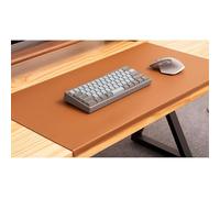 Protezione for tappetino da scrivania in pelle PU | Tappetino for mouse for ufficio e casa, multicolore, dimensioni multiple(Bruin,80x40cm)
