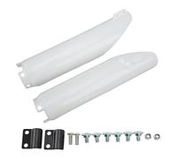 Protezione forcella moto Protezione ammortizzatore Copertura forcella anteriore durevole in plastica ABS di alta qualità per CR125R CR250R CRF450R CRF250X CRF450X 2 pezzi