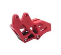 Protezione guida catena in alluminio CNC compatibile con Honda CRF150F CRF230F CRF250F CRF250L CRF300L Rally 2003-2022 Motocross (guida in nylon rosso)