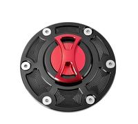 Protezione il coperchio serbatoio dell'olio Per Aprilia RS125 RS250 RS 50 RS 125 250 RSV1000 Per Mille Per Shiver 750 Per Tuono 1000 RS660 RS-660 Copri Tappo Serbatoio Carburante Moto(ROSSO)