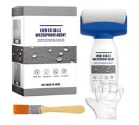 Protezione impermeabile invisibile | 300 ml di colla per riparare le perdite, kit di riparazione multifunzione con pennello e guanti, per bagno, piscina, tetto e sottosuolo