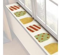 Protezione impermeabile per davanzale della finest Copri davanzale in PU, antiscivolo su entrambi i lati, bello e durevole, impermeabile, resistente all'olio facile da pulire(Green,20x47IN)