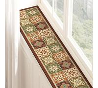 Protezione impermeabile per davanzale della finestra, Cuscino davanzale assorbente, può essere tagliato su misura, fondo in gomma antiscivolo, resistente all'usura e durevole(Brown,55x4IN)