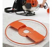 Protezione in acciaio per tagliaerba per decespugliatore per ridurre il rischio di danni alle attrezzature da dispersione di detriti e impigliamento della vegetazione all'aperto (390 mm)