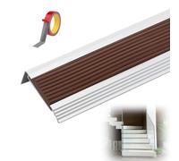 Protezione in alluminio per scale, impermeabile, antiscivolo, striscia di sicurezza per scale, larghezza 5 cm, protezione bordo scale